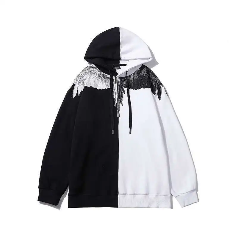 точная копия 1:1 Мужская И Женская Пихта Marcelo Burlon С Капюшоном Крылья