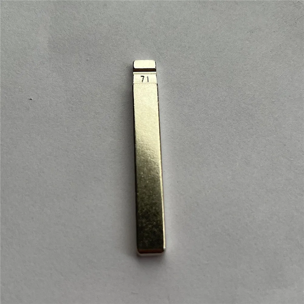 10 шт. металлический необработанный откидной ключ KD для дистанционного ключа #71