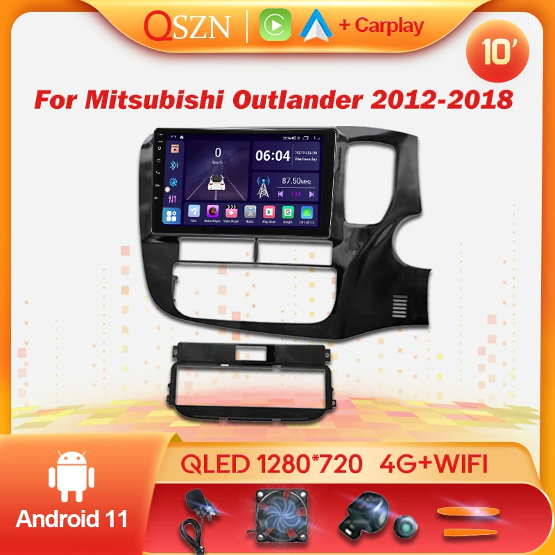 

Автомагнитола на Android 11 для Mitsubishi Outlander 2012-2018, мультимедийный видеоплеер, 2Din, Wi-Fi, навигация, GPS, стерео, DVD, Carplay, авто