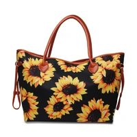 new style women fashion handbags luxury sunflower shopping bag shoulder tote mother bag ladies top handle shopping bags dom1616