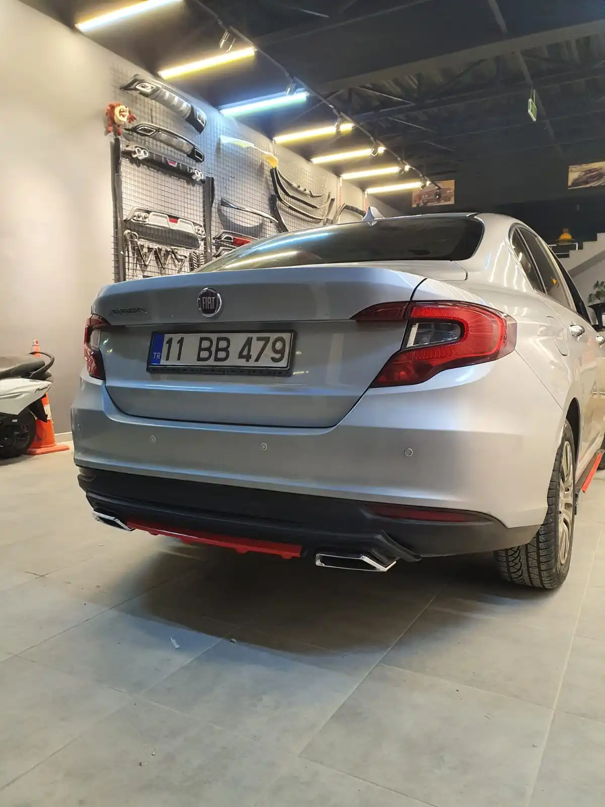 Задний диффузор Fiat Egea - Tipo Dodge Neon для стайлинга автомобиля задний бампер