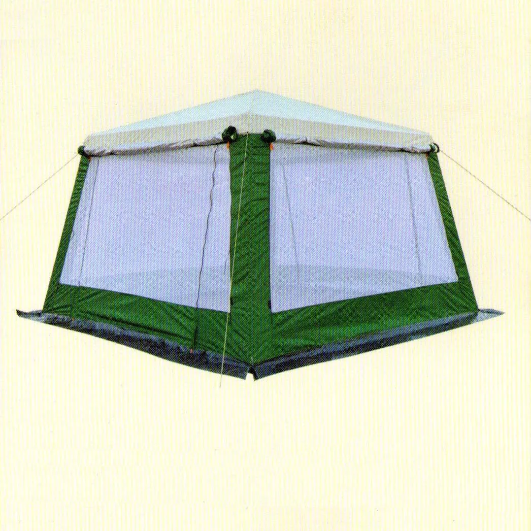 Туристический шатер размер 320*320*высота 235cm 2 входа оцинкованный каркас Внутреняя