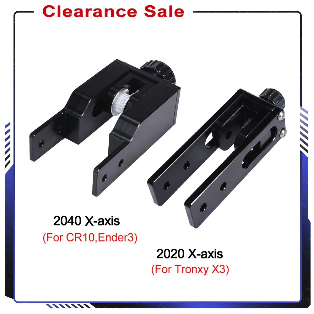 

Aluminum Profile 2020 X axis V-Slot 2040 X axis timing belt Stretch Straighten tensioner For Ender3 CR-10 10S 3D Printer Parts