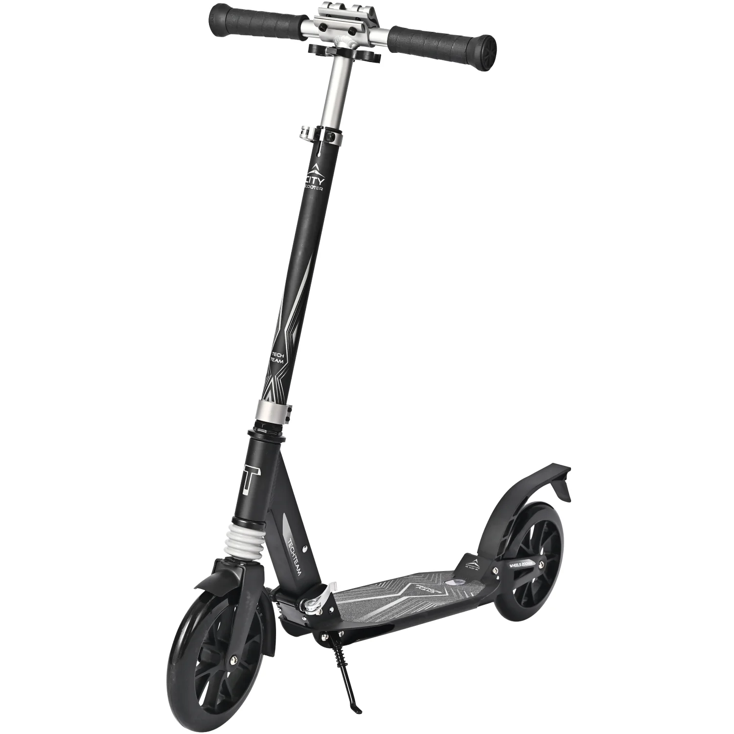 Самокат Tech Team City scooter серый