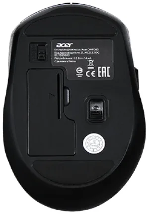 ACER OMR060 Wireless 2.4G Mouse 800/1200/1600dpi Black |