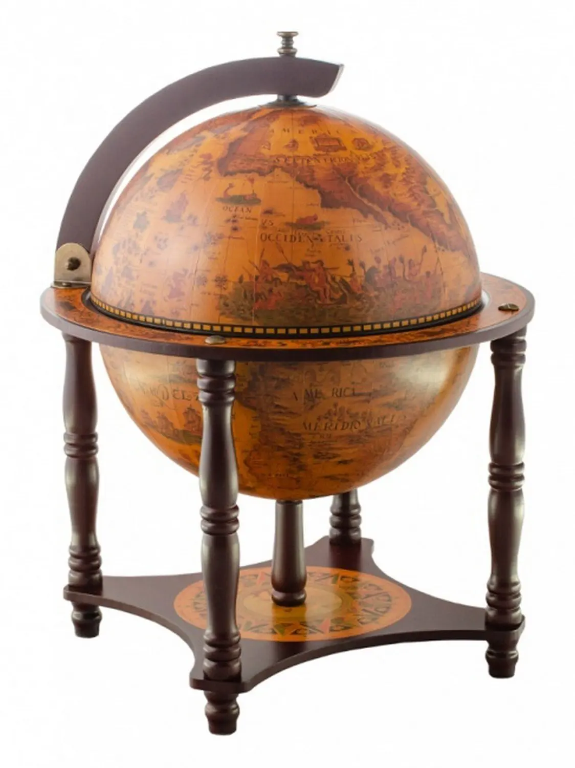 Ptolemaeus Глобус-бар настольный d=33 см 42*57 JG33006R