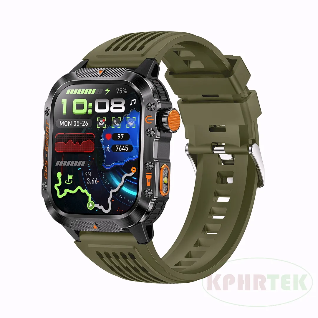 Фото HT36 GPS Смарт-часы Точное позиционирование Спорт на открытом воздухе Фитнес-трекер Водонепроницаемые умные часы №5