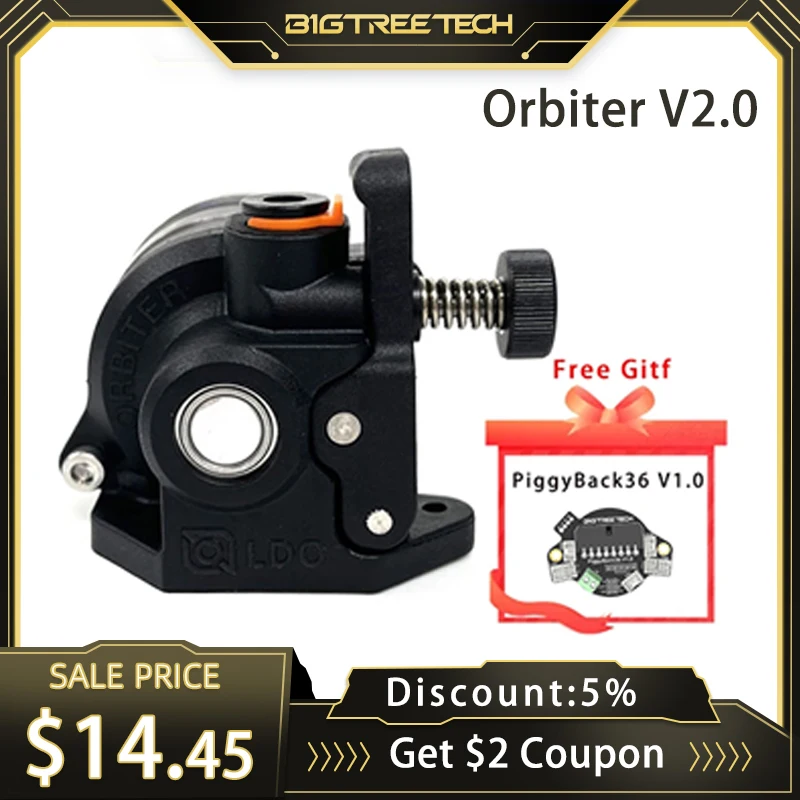 Экструдер BIQU Orbiter V2.0 с мотором двойной редуктор прямого привода для Voron 2 4 Creality 3D