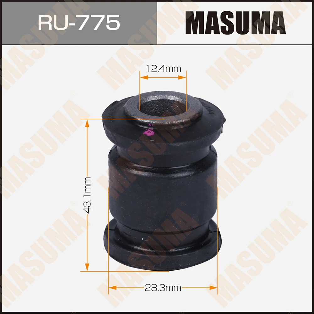 Сайлентблок рычага Chevrolet Lacetti 04- Daewoo Gentra 13- Toyota заднего поперечного Masuma MASUMA RU-775