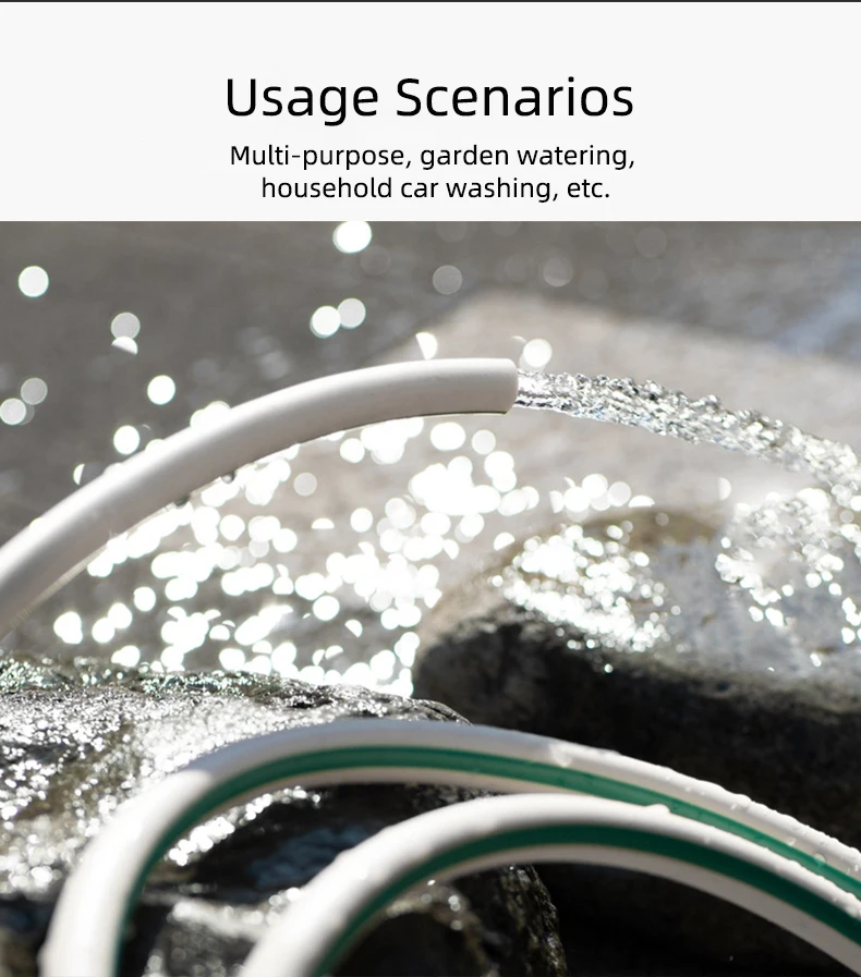 Садовый инструмент LANBOOM трубка 1/2 дюйма белый и зеленый водяной шланг полив из ПВХ