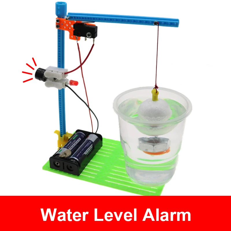 

Water Level Alarm Children'S Science Experiment Toy Technology Production Small Invention Handmade Material Diy