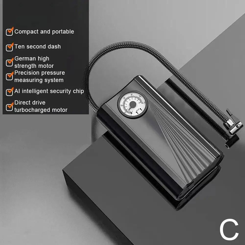 Автомобильный воздушный компрессор 12 в 150 фунтов/кв. Дюйм Электрический насос для