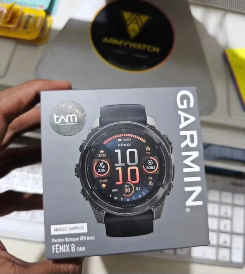 @... Горячие скидки Смарт-часы Garmin-Fenix 8 Sapphire Solar мультиспортивные GPS-смарт-часы - 51 мм