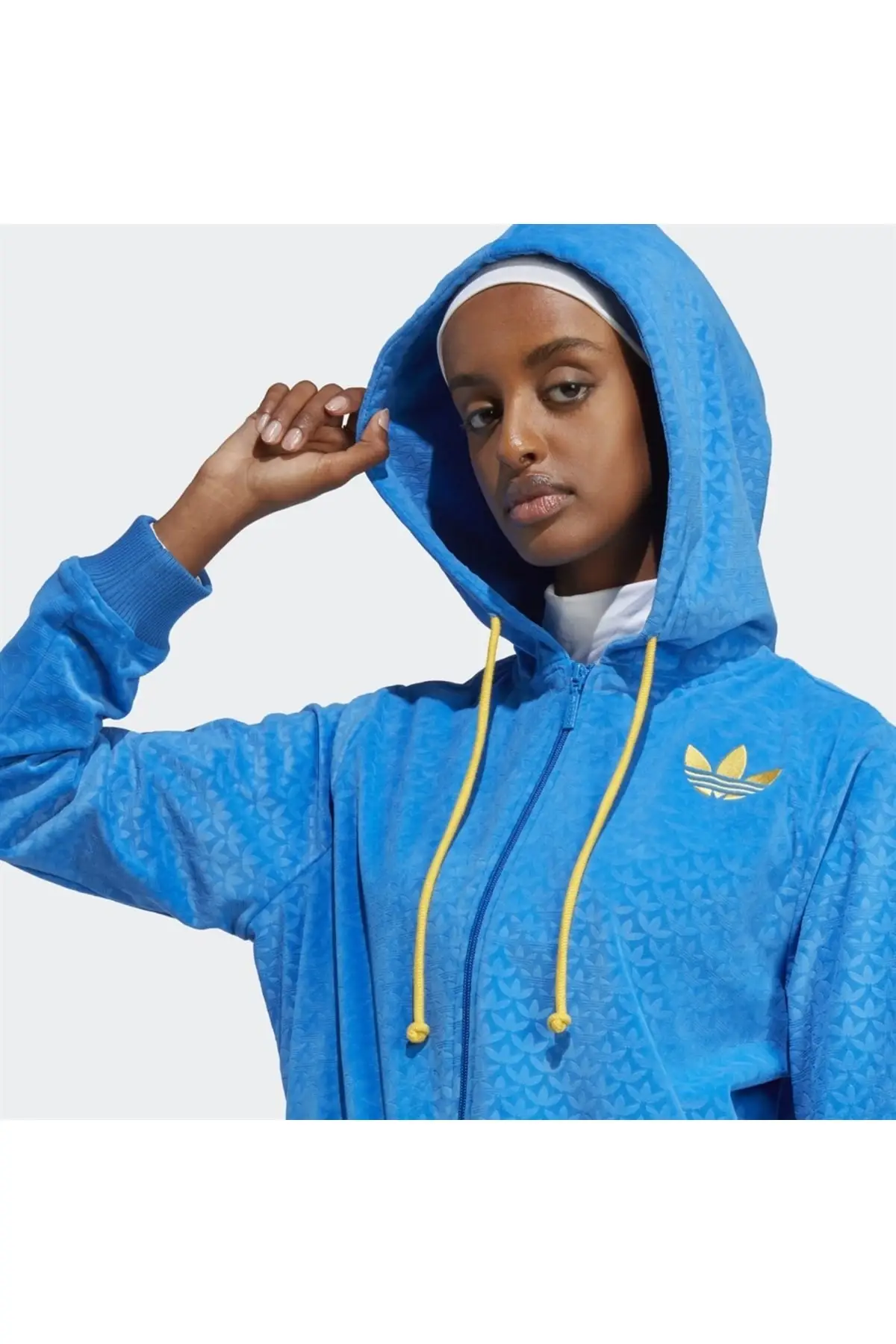 Adidas Velour Hoodie