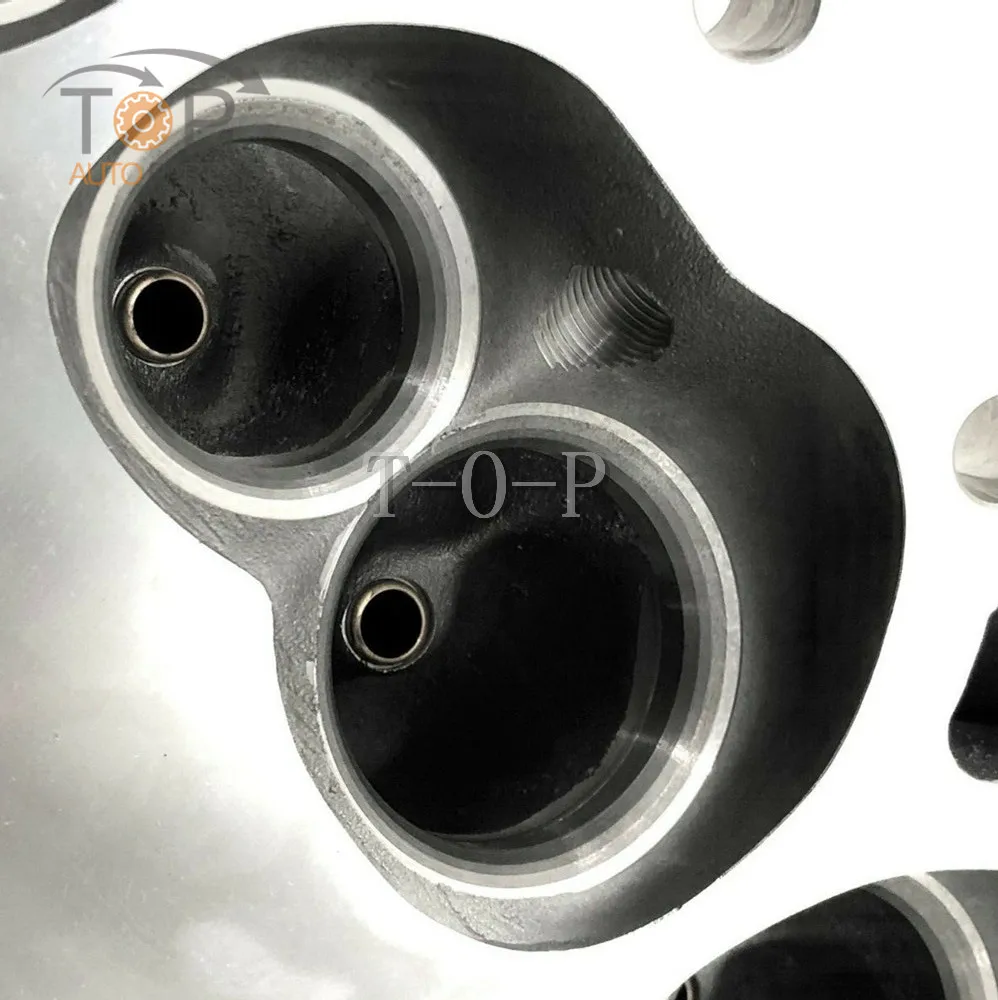 Фото Алюминиевая головка цилиндра SBC Chevy 350 SB SBC 327 350 383 V8 с неизолированным прямым штекером, 1 шт. №5