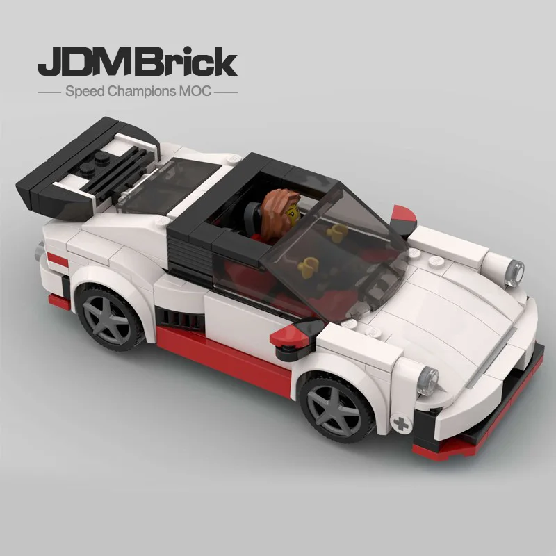 

MOC-84447 Building Block Toy DIY Assembly Toy 911Turb Legend 930 Targa Sports Car Model
