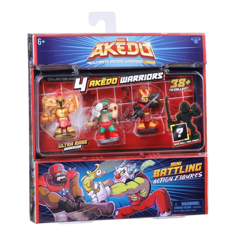 Фото Третий коллекционный игровой набор Акедо 4 фигурки, Akedo №2