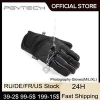 pgytech photography gloves outdoor ski riding flip windproof fingerless glove touch screen gloves for dji mavic 3mini 3 pro