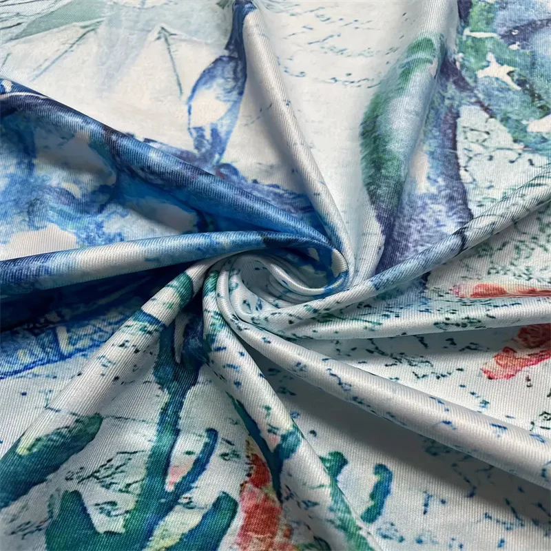 Платье женское пляжное средней длины пикантное без рукавов с принтом морского