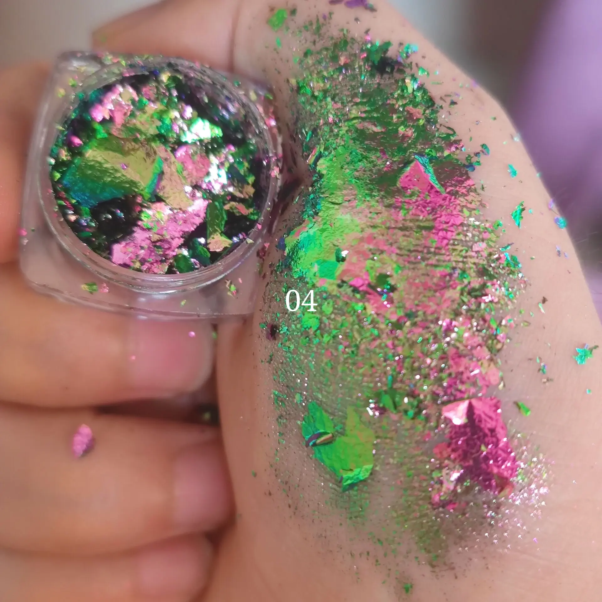 1 г/лот хромированная хамелеоновая многохромная блестящая помада разных цветов