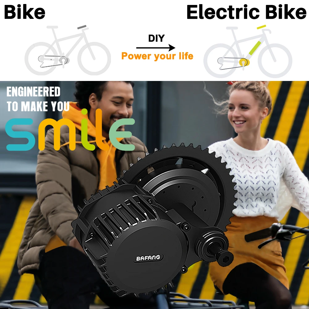 Фото Комплекты для переоборудования электровелосипедов Bafang M615 G320.1000 48V 52V 1000W BBSHD UART с центральным двигателем, BB 68/100/120 мм №3