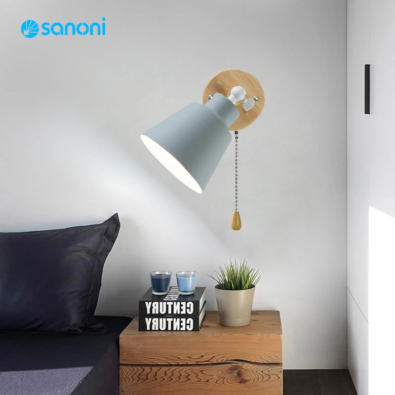 

Nordic LED Reading Wall Lamp 6 Color Macaroni Sconce For Living Dining Room Bedroom Bedside Backdrop Home Decor Lighting Fixture