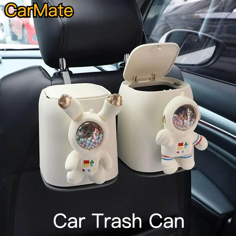 

Car Trash Can Cartoon Car Rear Seat Back Hanging Storage Bucket Garbage Can