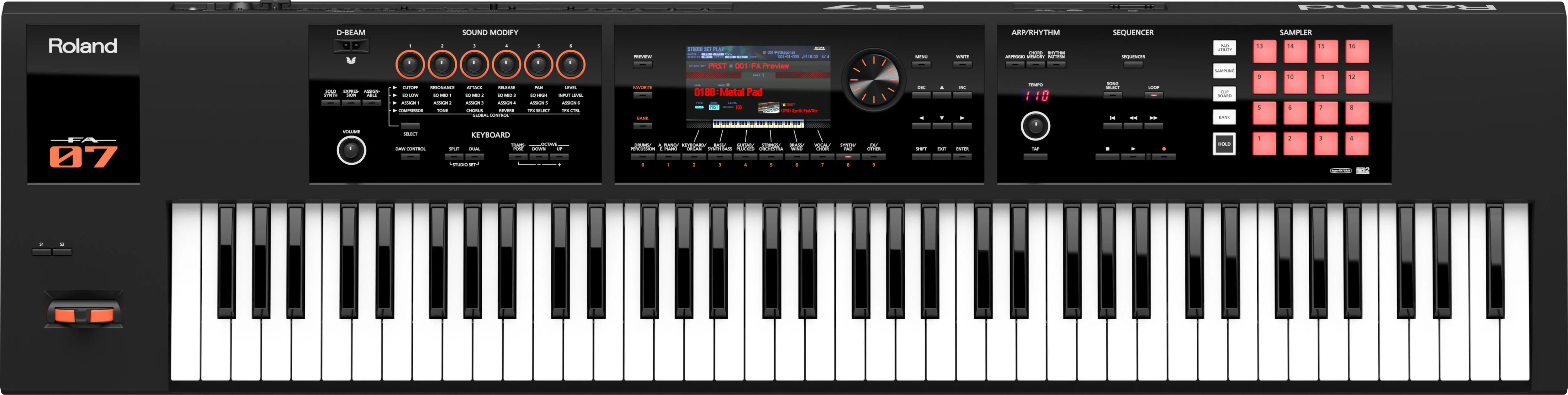 

HIGH QUALITY ON Roland FA-07 Music Workstation