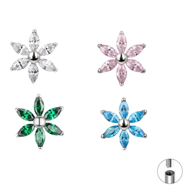 Kenbao 10 шт. Заводская стоимость имплантированное титановое кольцо в форме цветка