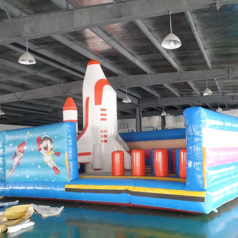 

Customized Inflatable Bouncer , Indoor Inflatable , Inflatable Amusement Park bounce house and slide combo