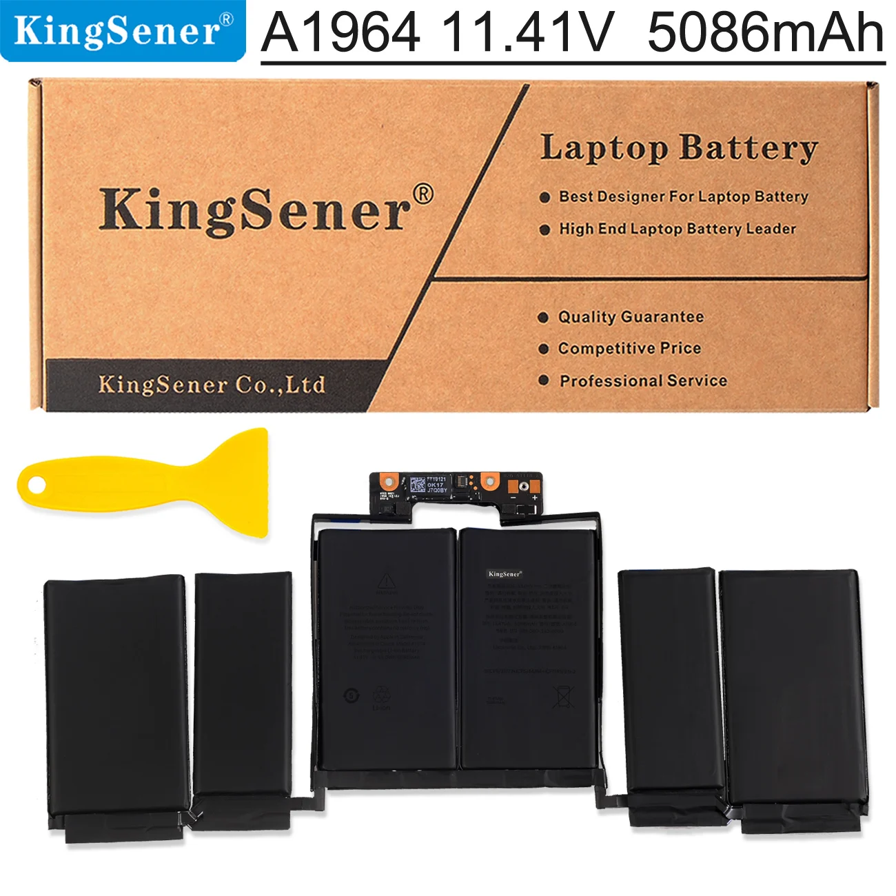 Ingsener A1964 Bateria do Portátil para Macbook Pro 13 A1989 Meados de 2022 2022 A2251 Liberação de 2022 Emc 3214 3358 3348 Mr9q2ll a 5086ma