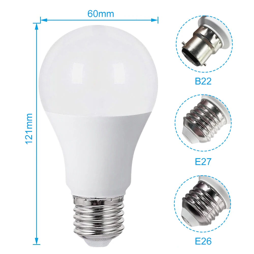 

High Brightness Motion Sensor LED Bulb 8W 800LM Security Light Outdoor/Indoor