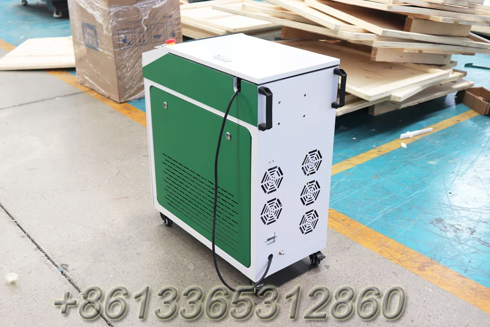 Фото Лазерная установка Maxcool 200W/300W для удаления ржавчины и очистки от граффити и следов дыма (импульсный волоконный лазер) №4