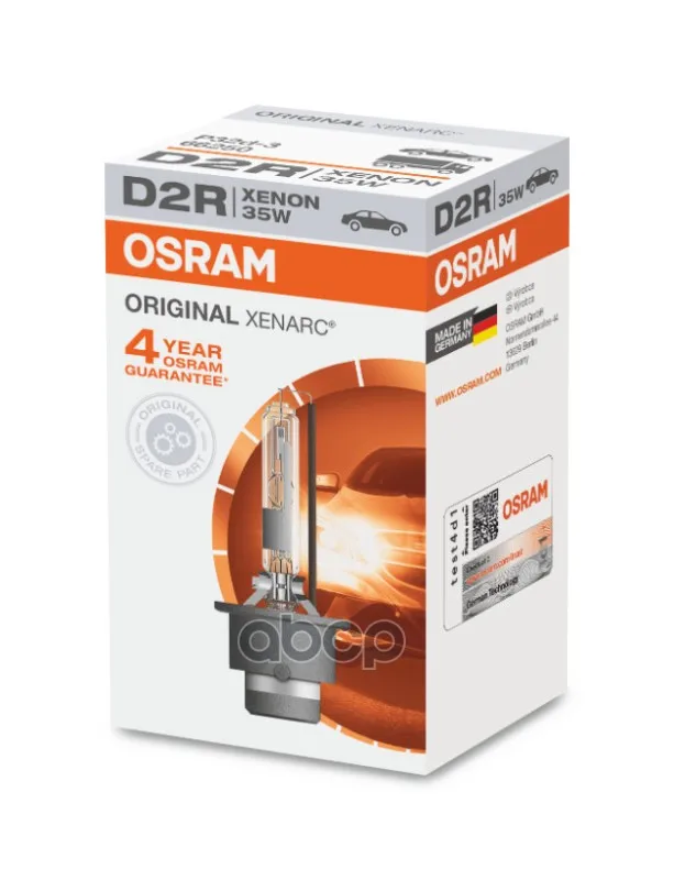 Лампа 66250 Ксеноновая D2r 12v(35w) Pk32d-3 Osram арт.
