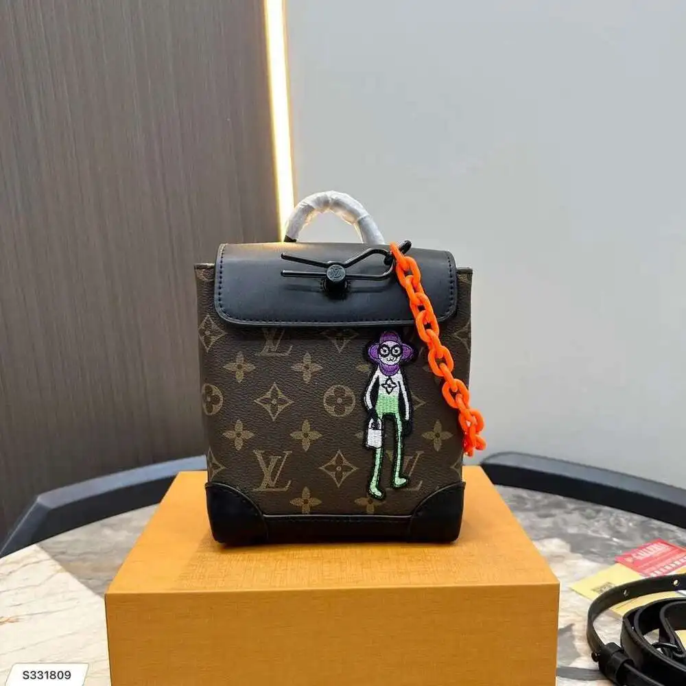 точная копия 1:1 Кожаная Сумка LV Из Микрофибры 14см*16см