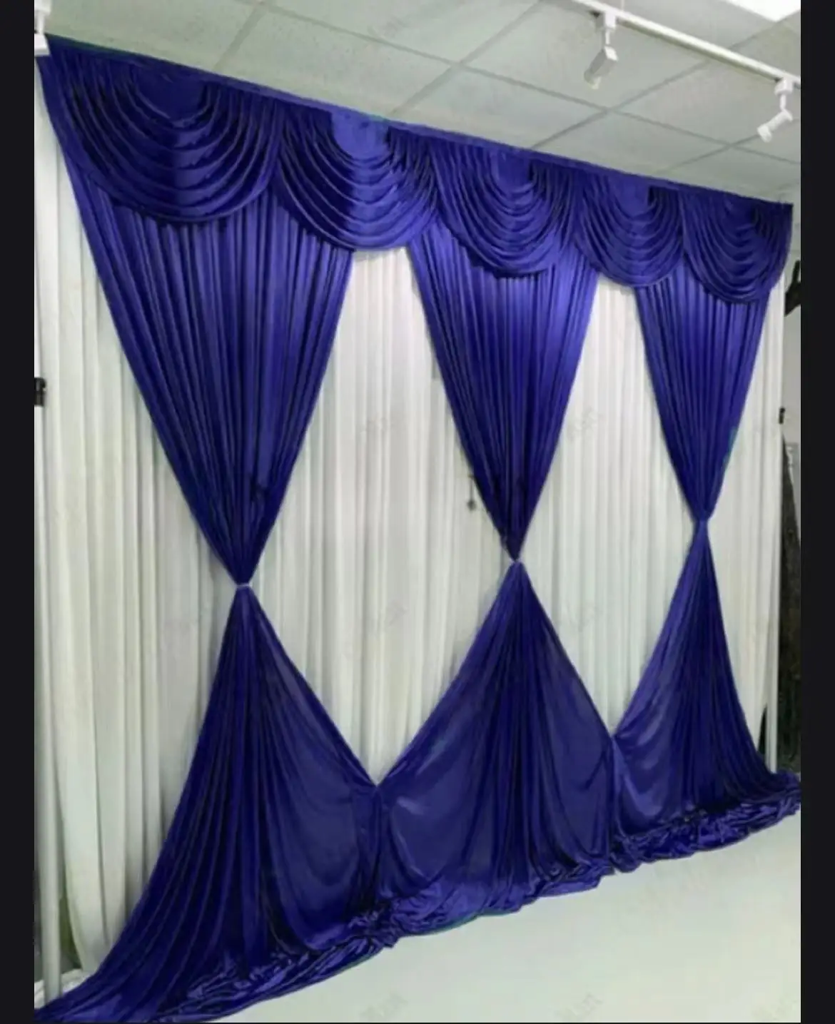 Индивидуальные белые шторы 3x3 м/10X10 футов темно-зеленые занавески для фона