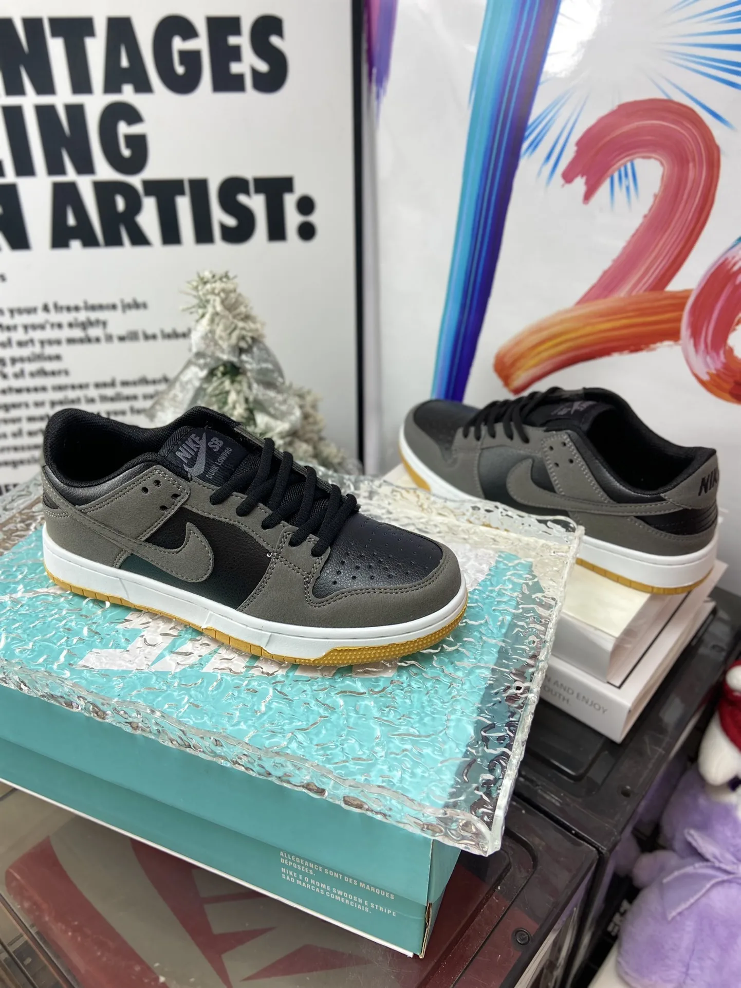 в стиле кроссовок Nike Низкая копия 1: 1