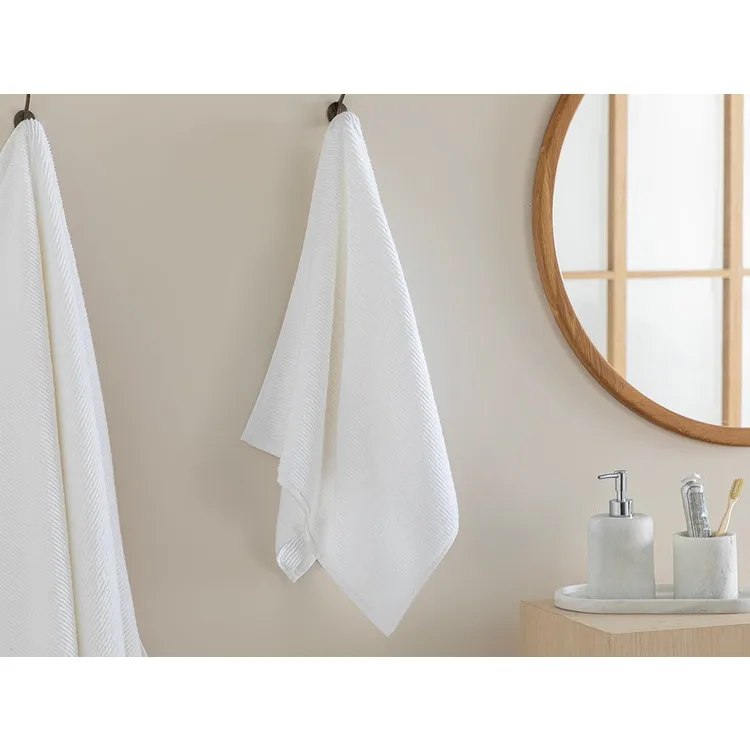 English Home Хлопковое полотенце для лица Rosita Microcotton 50X90 см белого цвета
