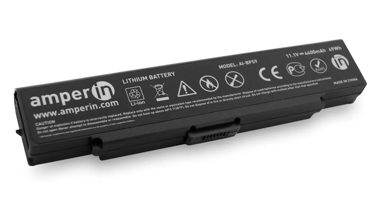 Аккумулятор Amperin для Sony BPL10 11.1V (4400mAh)