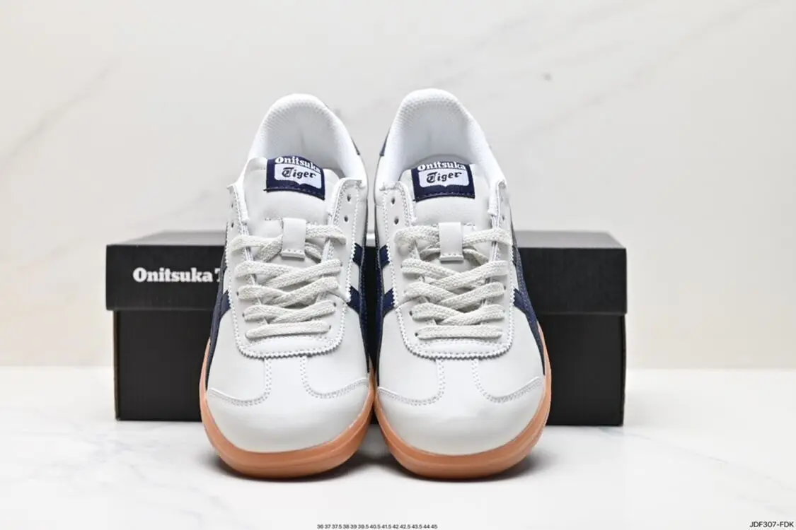 Женские кроссовки Asics Onitsuka Tiger Tokuten Мужские летние светло - серые синие 1: 1