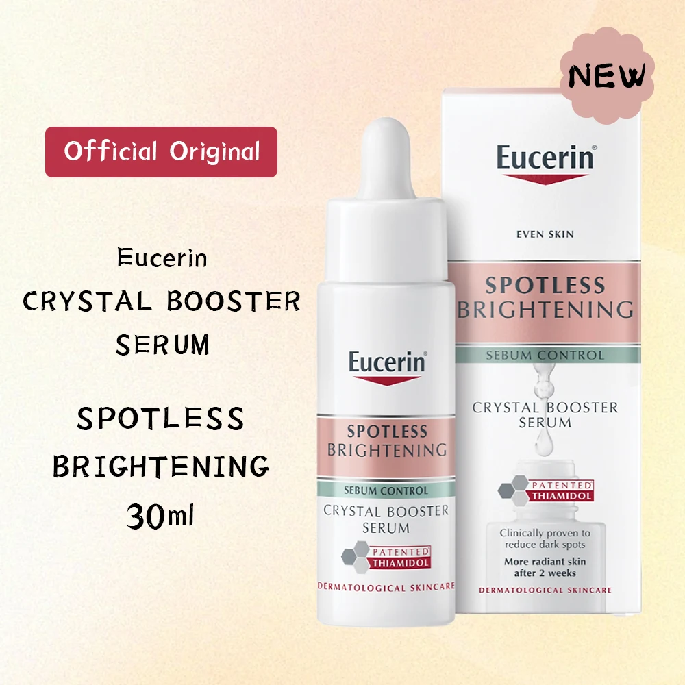 

Original Eucerin Crystal Booster Spotless Brightening Serum 30ml Fade Black Spots Gentle and Non-greasy Acne Whitening Skin Care