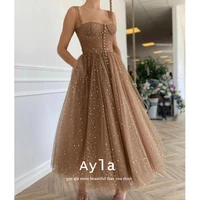 hot sale summer glitter a line party dresses princess sweetheart prom dresses spaghetti strap prom gowns robes de soir%c3%a9