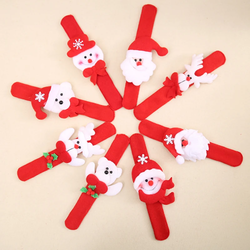 Рождественский Санта-Клаус снеговик рога креативный браслет украшение