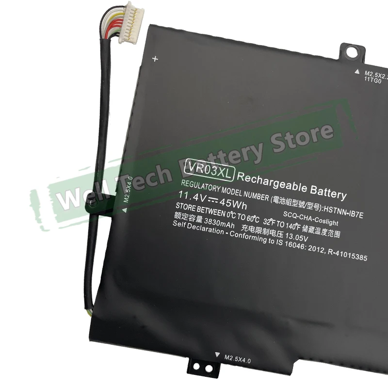 VR03XL Аккумулятор для ноутбука HP TPN-C120 Envy 13-D021TU 13-D023TU 13-D024TU 13-D025TU 13-D046TU 13-D051TU 13-D056TU