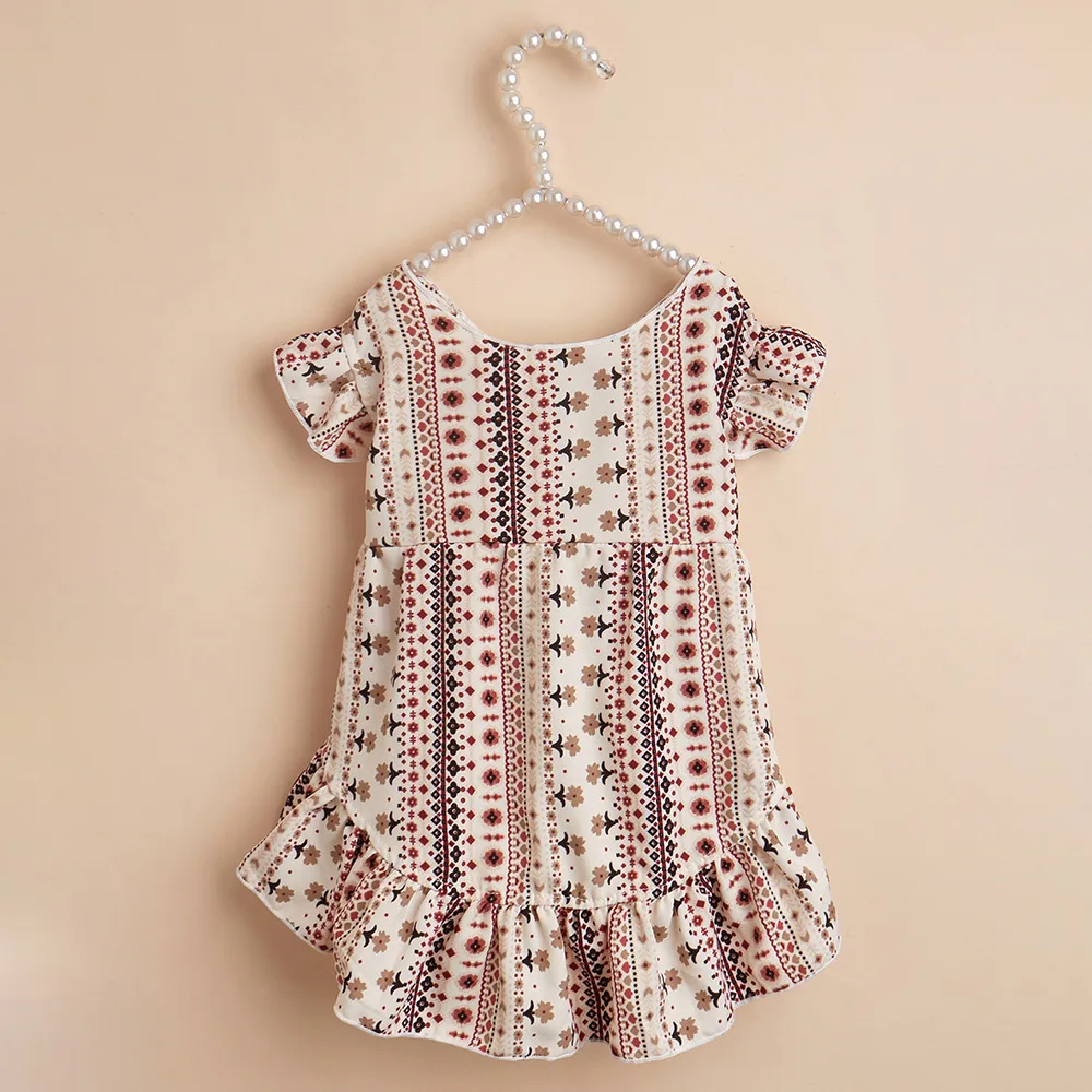 Летнее платье для домашних животных собаки юбка котенок щенок этническое стиль