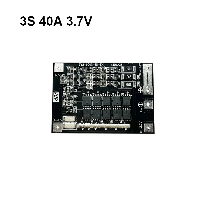 BMS 12 В 3S 4S 30A 40A 50A lipo /Lifepo4 плата защиты аккумулятора для моторных изделий 300-400 Вт