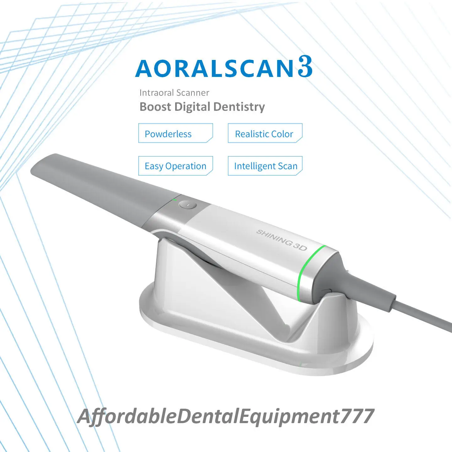 

Горячая Распродажа, Shining3D Aoralscan 3 стоматологический внутриоральный 3D сканер с сканирующим программным обеспечением