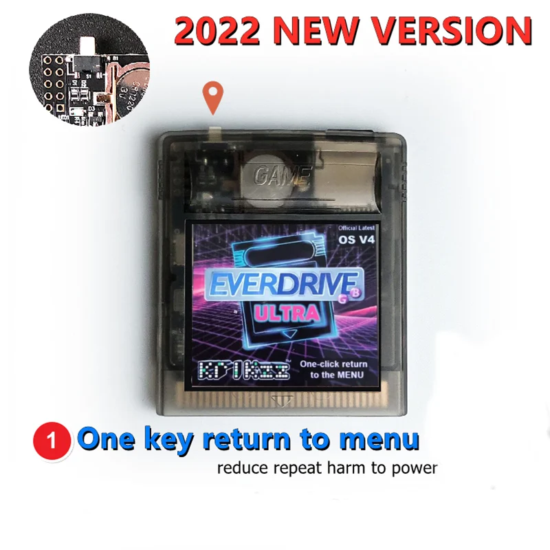 

GBC/GB Everdrive Ultra Game Cartridge for Gameboy Color GB GBC Game Console 2022 New Version