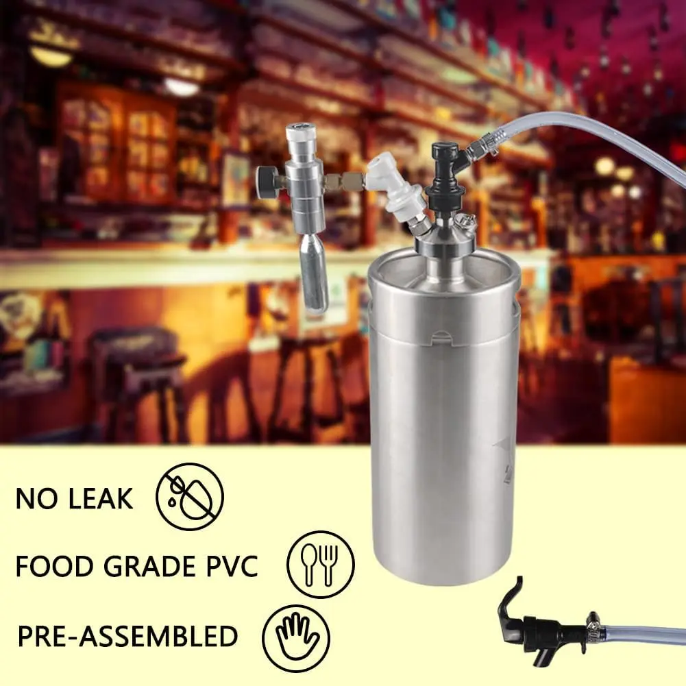 MUGLIO Corny Keg 3/16 &quotLip Lock Line в сборе Шаровой замок Разъединительный кран для пикника с