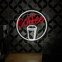 coffee neon sign led acrylic custom light christmas gift home party club restaurant room beautiful decorate wall